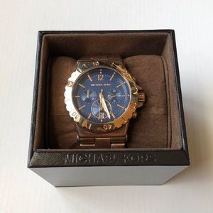Michael Kors Chronograph Rose Gold-Tone Watch